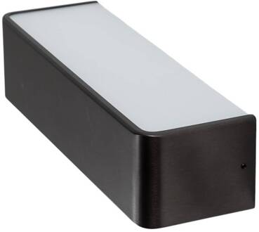 Atrato wandlamp, antraciet, staal, breedte 35 cm, omhoog/omlaag antraciet geborsteld