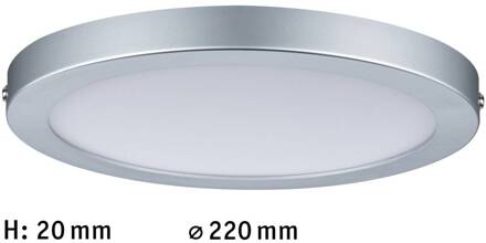 Atria plafondlamp - rond chroom 18W