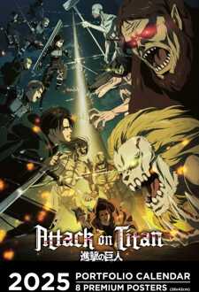 Attack on Titan Portfolio Calendar 2025 *English Version*