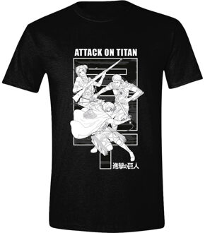 Attack on Titan T-Shirt Monochrome Trio Size M