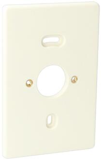 Attema TMK Montageplaat, vlak met fels moeren - crème