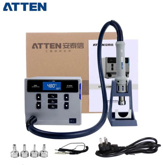 ATTEN St-862D 1000W Hot Air Gun Digital Display BGA Rework Station Automatic Sleep Mobile Phone Repair Desoldering Station