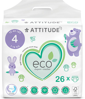 Attitude Baby Care luiers Maxi - maat 4 26 st