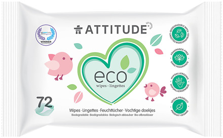Attitude Eco Babydoekjes 72 st