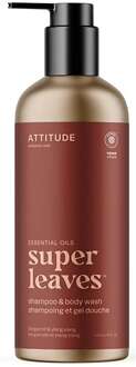 Attitude Essentials Shampoo & Douchegel Bergamot & Ylang Ylang