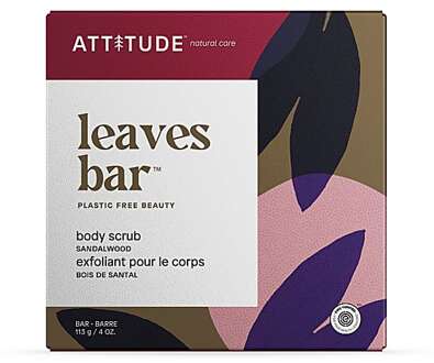 Attitude Leaves Bar Body Scrub Sandelhout