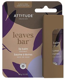 Attitude Leaves Bar Lippenbalsem Kokos