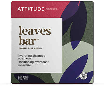 Attitude Leaves Bar Shampoo Vochtinbrengend Kruidengeur