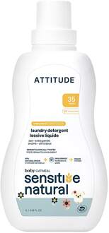 Attitude Oatmeal sensitive natural baby care - Wasmiddel 35 wasbeu...