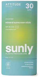 Attitude Sunly Zonnebrandstick SPF 30 - Parfumvrij