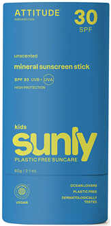 Attitude Sunly Zonnebrandstick SPF30 KIDS Parfumvrij