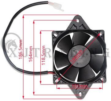 Atv Waterkoeling Motor Koeler Radiator Cooling + Ventilator Voor 150cc 250cc Pit Quad Dirt Bike Dune Buggy Motorfiets 4 wiel Zongshen groen