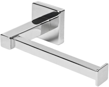 Au-Chrome Vierkante Badkamer Toiletrolhouder. Wall Mounted Toiletrolhouder
