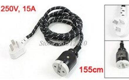 AU Plug naar 2 Gat Keramische Plug Fornuis Power Kabel 250 v 15A