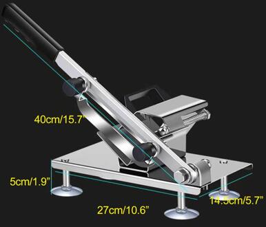 Au/Uk/Ruauto Vlees Snijmachine Legering + Rvs Huishoudelijke Handleiding Dikte Verstelbare Vlees En Groenten Slicer gadget