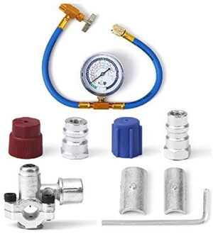 AU05 -R134A Opladen Slang Om Koelkast Met Specifications-R134A Tank Om R12/R22 Poort Adapter Kit Voor-BPV31 tap Valve Kit