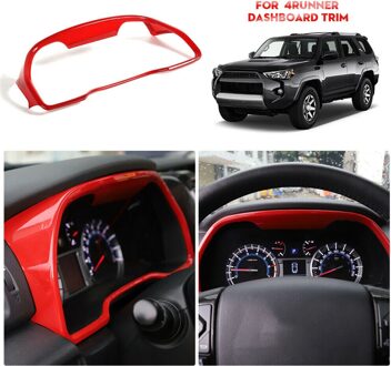 AU05-Rood Dashboard Panel Display Frame Decor Covers Trim Decals Stickers Voor Toyota 4Runner