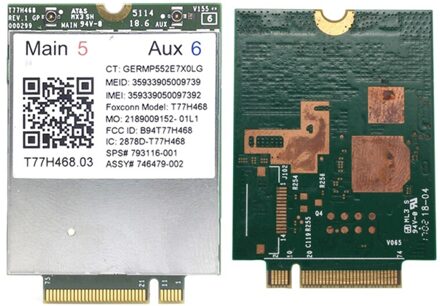AU42 -1 Pcs Lt4120 X5 Lte T77W595 796928-001 Lte Modem & 1 Pcs 4G Module LT4211 t77H468 GOBI5000 Lte/EV-DO/Hspa + Wwan-kaart