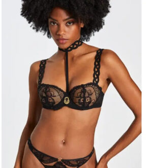 Aubade Halve cup bh precious tale Zwart - 95D