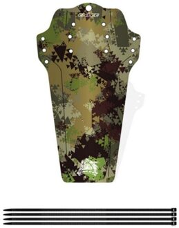 Aubtec Fiets Spatbord Carbon Fiber Patroon Kleur Dh Downhill Mountainbike Zadel Universal Modder Verwijdering Tegel Fiets Fenders