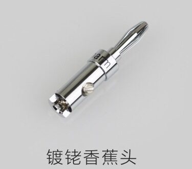 Aucharm Akoestische Koorts Grade Zuiver Koper Rhodium Luidspreker Luidspreker Versterker Terminal Banaanstekker Banaan Hoofd type 1