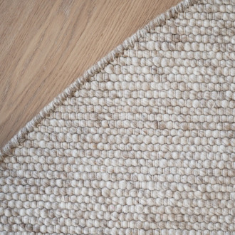 Auckland rond vloerkleed beige - Ø 250 cm