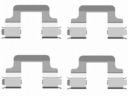 Audi Accessoireset, schijfremblok 82502000