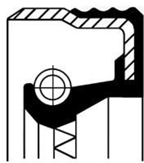 Audi Afdichtring, tussenas 12012709B