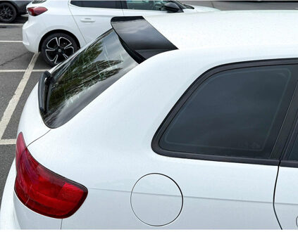 Audi AutoStyle Dakspoiler passend voor Audi A3 (8P) Sportback 2004-2012 (ABS Glanzend zwart) TSAU104