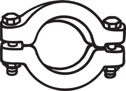 Audi Bosal Uitlaatklem 254270