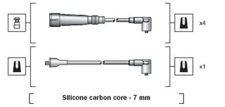 Audi Bougiekabelset MSK1155