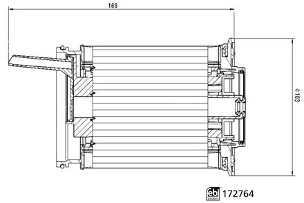 Audi Brandstoffilter 172764