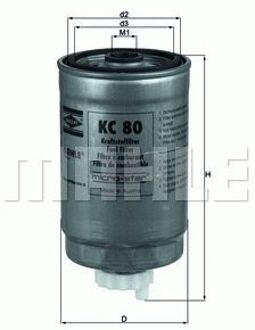 Audi Brandstoffilter KC80