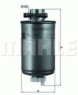Audi Brandstoffilter KL197