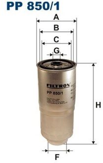 Audi Brandstoffilter PP8501