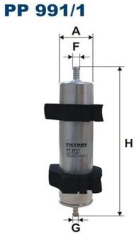 Audi Brandstoffilter PP9911