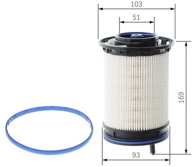 Audi Brandstoffilterpatroon N2207