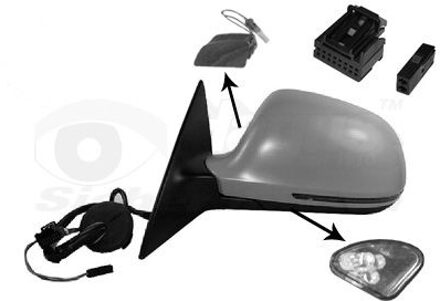 Audi Buitenspiegel 0341817