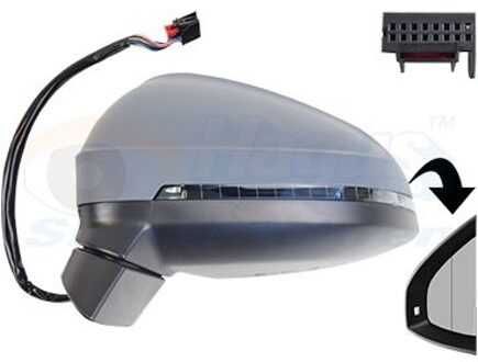 Audi Buitenspiegel * HAGUS * 0346825