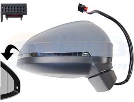 Audi Buitenspiegel * HAGUS * 0346826