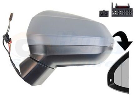 Audi Buitenspiegel * HAGUS * 0372807