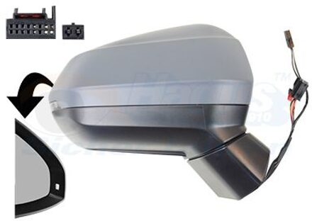 Audi Buitenspiegel * HAGUS * 0372808