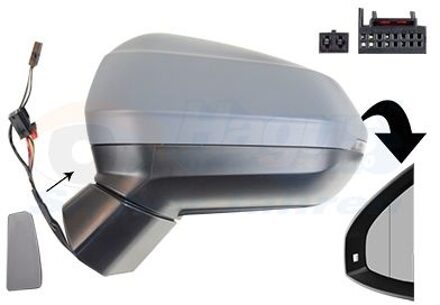 Audi Buitenspiegel * HAGUS * 0372815