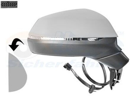 Audi Buitenspiegel * HAGUS * 0391806