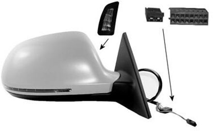 Audi Buitenspiegel rechts elektrisch Prim,Verw,Asf, 12pi