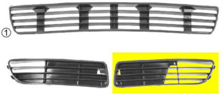 Audi BUMPERGRILL ONDER LINKS enkel tot 1999! 0323503