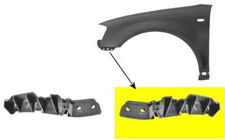 Audi BUMPERSTEUN LINKS VOOR BUITEN Glijsteun 0332567