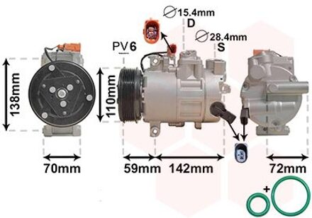 Audi compressor 0300K411