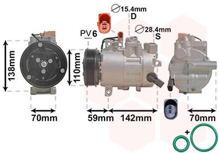 Audi Compressor, airconditioning 0300K402