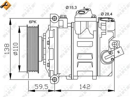 Audi Compressor, airconditioning 32146